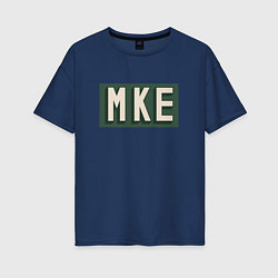 Женская футболка оверсайз NBA - MKE