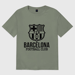 Футболка оверсайз женская Barcelona FC, цвет: авокадо