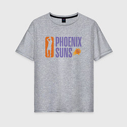 Женская футболка оверсайз NBA - Suns