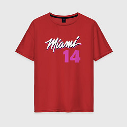 Женская футболка оверсайз Miami 14