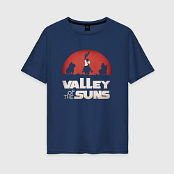 Женская футболка оверсайз Valley Of The Suns