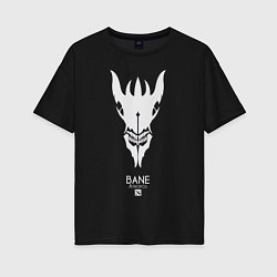 Женская футболка оверсайз Bane из Доты 2