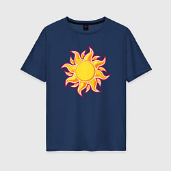 Женская футболка оверсайз Super Sun