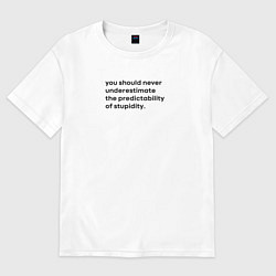 Футболка оверсайз женская Snatch: Цитата из фильма, цвет: белый