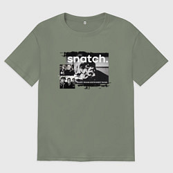 Футболка оверсайз женская Большой куш: Ави Деновиц, цвет: авокадо