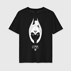 Женская футболка оверсайз Luna из Доты 2 Moon Rider