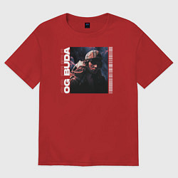 Футболка оверсайз женская OG BUDA АРТ, цвет: красный
