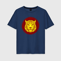 Женская футболка оверсайз Тигр - Япония