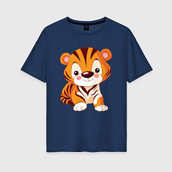 Женская футболка оверсайз Little Tiger