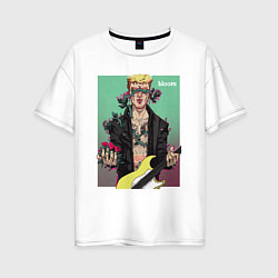 Женская футболка оверсайз MGK Bloom