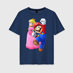 Женская футболка оверсайз Mario Princess