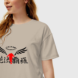 Футболка оверсайз женская Tokyo Revengers Team Walhalla, цвет: миндальный — фото 2