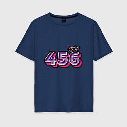 Женская футболка оверсайз Игрок - 456