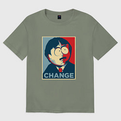 Футболка оверсайз женская Рэнди Марш, цвет: авокадо