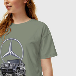 Футболка оверсайз женская Гелик - лучше всех!, цвет: авокадо — фото 2