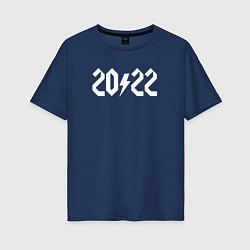 Женская футболка оверсайз 2022 ACDC