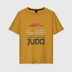 Женская футболка оверсайз Judo Warrior