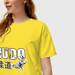 Футболка оверсайз женская Style Judo, цвет: желтый — фото 2