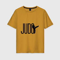 Женская футболка оверсайз Judo Man