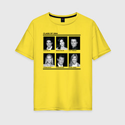 Женская футболка оверсайз Персонажи Friends