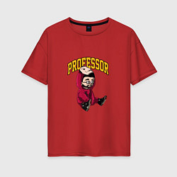 Женская футболка оверсайз Professor - Профессор