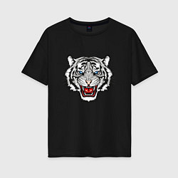 Женская футболка оверсайз СЕРЫЙ ТИГР 2022 GRAY TIGER