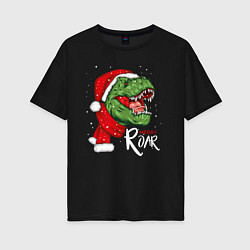 Женская футболка оверсайз T-rex Merry Roar