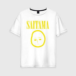 Женская футболка оверсайз SAITAMA NIRVANA