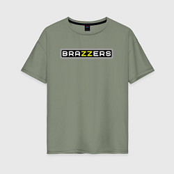 Футболка оверсайз женская Brazzers, цвет: авокадо