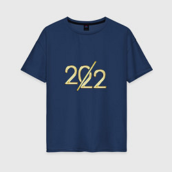 Женская футболка оверсайз Новый год 2022, ура, ура