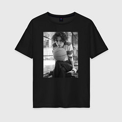 Женская футболка оверсайз Невероятный Тимоти Шаламе