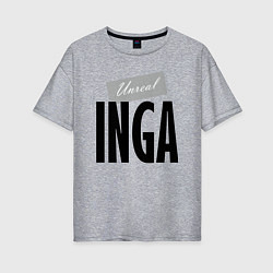Женская футболка оверсайз Unreal Inga