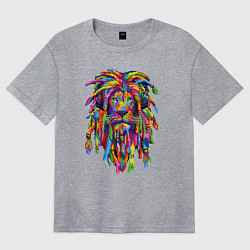 Женская футболка оверсайз Lion dreaD