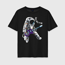 Женская футболка оверсайз Space Rock n Roll
