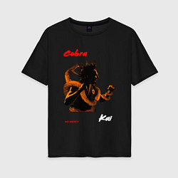 Женская футболка оверсайз Cobra Kai Art