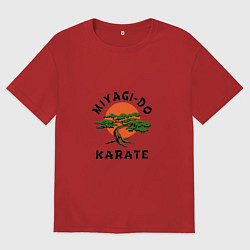 Футболка оверсайз женская MIYAGI-DO, цвет: красный