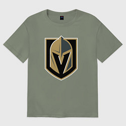 Футболка оверсайз женская Vegas Golden Knights , Вегас Голден Найтс, цвет: авокадо