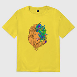 Женская футболка оверсайз Царь природы