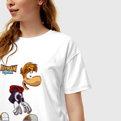 Футболка оверсайз женская Rayman Legends Рэйман, цвет: белый — фото 2