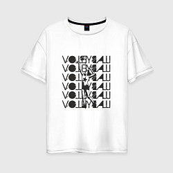 Женская футболка оверсайз Volleyball - Game
