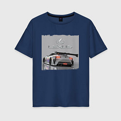 Женская футболка оверсайз Lexus Motorsport Racing team!