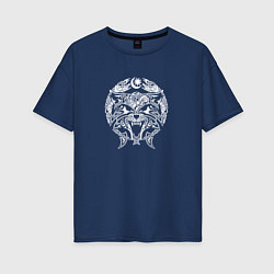Женская футболка оверсайз Wolves of Ragnarok
