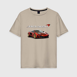 Женская футболка оверсайз McLaren Motorsport!