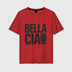 Женская футболка оверсайз Белла Чао - Бумажный Дом