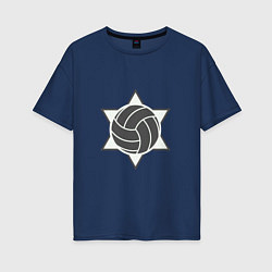 Женская футболка оверсайз Stars Volleyball