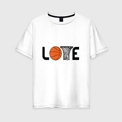 Женская футболка оверсайз Love Game
