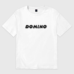 Футболка оверсайз женская Доминоигра, цвет: белый