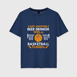 Женская футболка оверсайз Beer & Basket