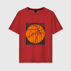Женская футболка оверсайз Basket Style