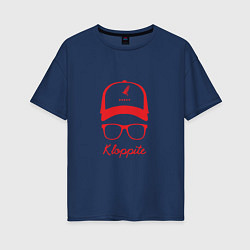 Женская футболка оверсайз Kloppite
